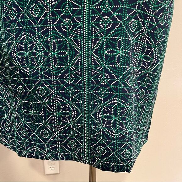 Adrienne Vittadini Geometric Patterned short sleeve Dress - size 8 - Picture 4 of 12